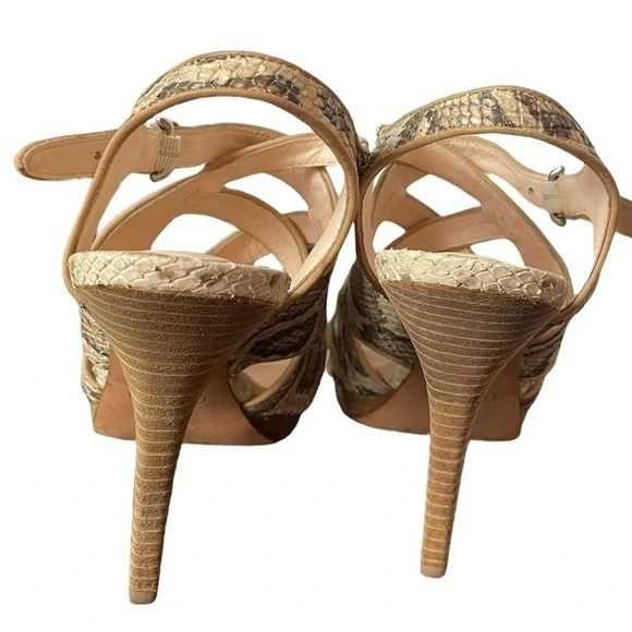 COACH, Alba, snakeskin,heels - Picture 8 of 8